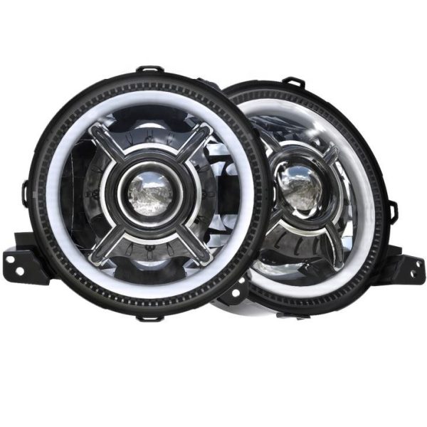 2019 Faro a LED per Jeep Wrangler JL 2018+ Plug and Play Wrangler JL Faro con segnale di scavo DRL per Jeep JL