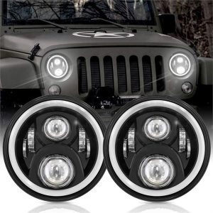 Fari a LED da 7 pollici per Jeep Wrangler JK 2007-2017