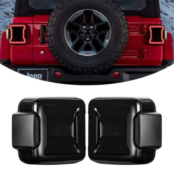 Fanale posteriore a LED di fabbrica Luce di retromarcia / freno / svolta per 2018 Jeep Wrangler JL RUBICON / SPORTS / SAHARA / MOAB