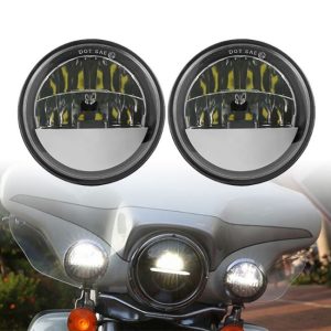 Morsun 4.5inch LED Fog Light per Harley Road Glide Moto Fog Lamp