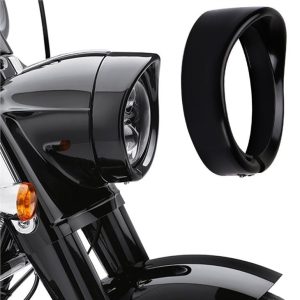 Staffa per anello faro moto LED rotondo da 7 pollici Morsun per Harley FLD