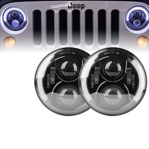 Proiettore faro a LED a fascio sigillato Morsun 7inch per proiettore Land Rover 90 con illuminazione halo