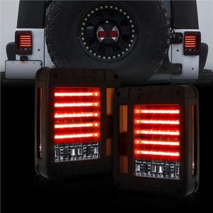 Morsun Car Reverse Lamp per Jeep Wrangler JK 2007-2017 Rosso Giallo Stop Light