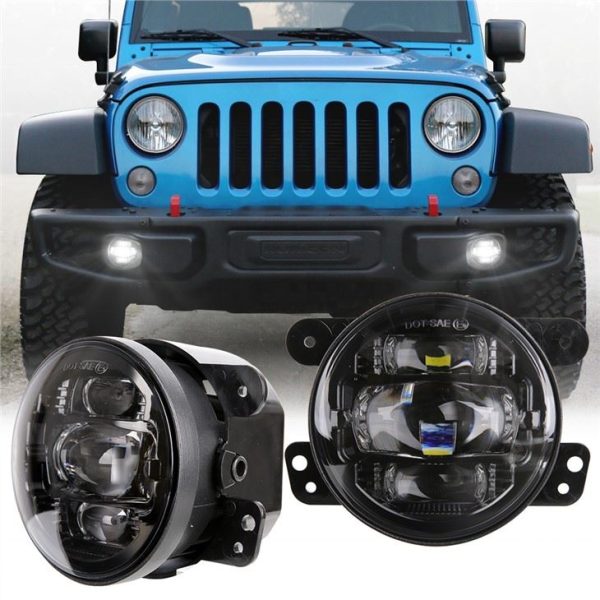 Morsun luci di guida proiettore paraurti anteriore LED fendinebbia per Jeep Wrangler JK 2007-2017