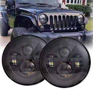 Morsun High Low Beam Round Led Proiettore per fari per 07-15 Jeep Wrangler JK 2 Door