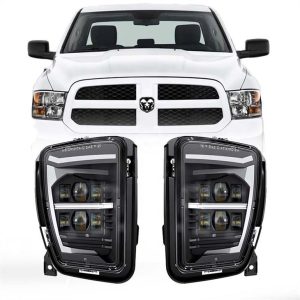 Sostituzione Morsun fendinebbia LED ad alta potenza con DRL compatibile per pickup Dodge Ram 1500 2013-2017