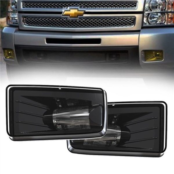 Proiettore fendinebbia a LED Quadrato Morsun per Chevy GMC SILVERADO 07-16 Silverado