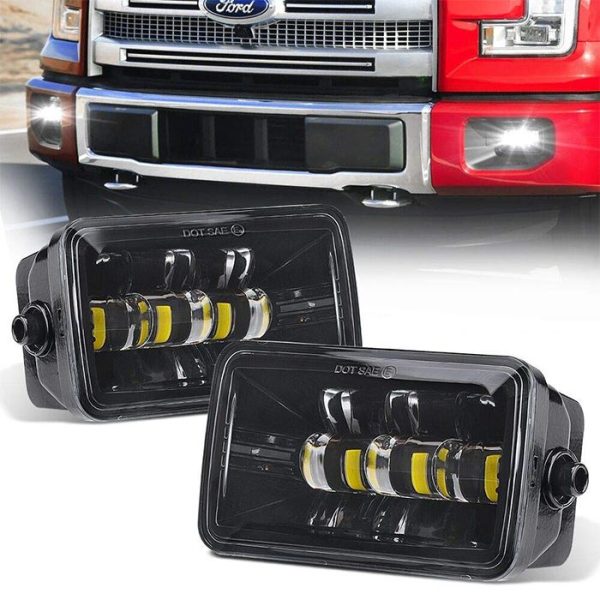 Morsun Square Super Bright LED Fog Light per Ford F150 2015 Lampioni a nebbia quadrata 2200LM