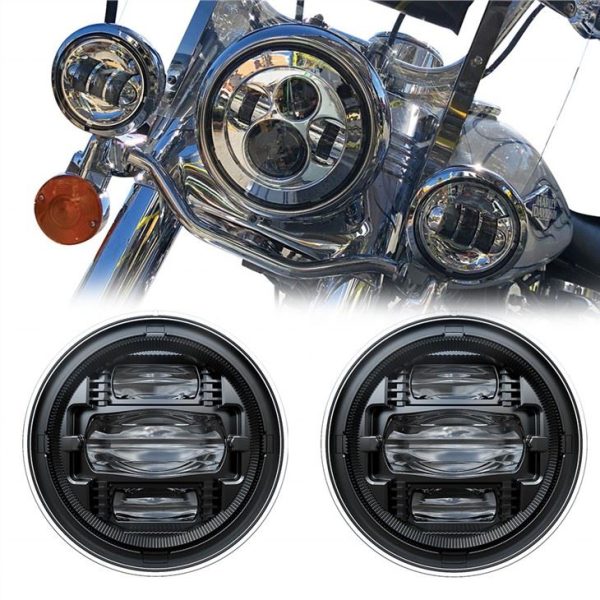 Sistema di illuminazione automatica per moto Morsun Gruppo fendinebbia a led da 4