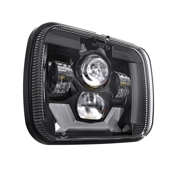 Nuovo faro a led da 5x7 pollici in stile per il proiettore Jeep Cherokee XJ con DRL speical e segnale di svolta